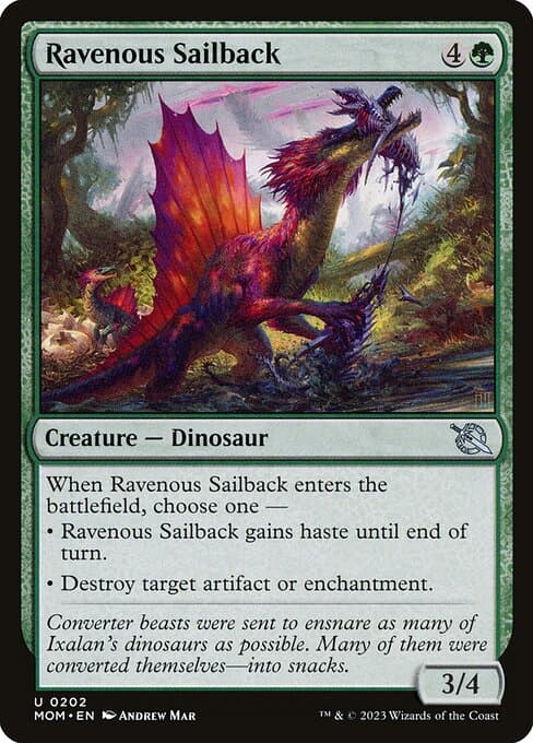 Ravenous Sailback (Uncommon)