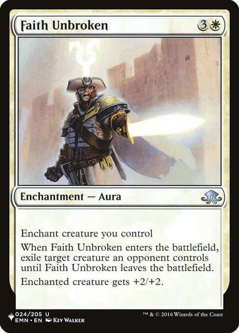 Faith Unbroken from The List (Uncommon)