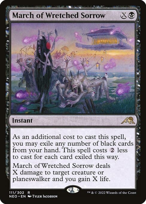 March of Wretched Sorrow from Kamigawa: Neon Dynasty (Rare)