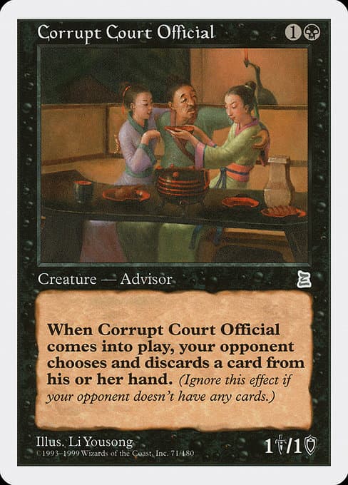 Corrupt Court Official from Portal Three Kingdoms (Uncommon)