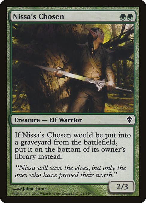 Nissa's Chosen from Zendikar (Common)
