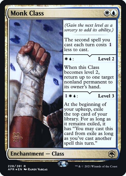 Monk Class from Adventures in the Forgotten Realms Promos (Rare)