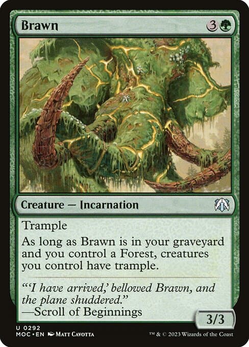 Brawn from March of the Machine Commander (Uncommon)