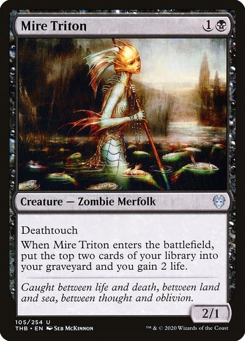 Mire Triton from Theros Beyond Death (Uncommon)