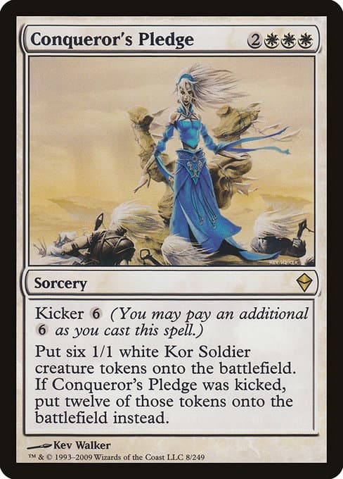 Conqueror's Pledge from Zendikar (Rare)
