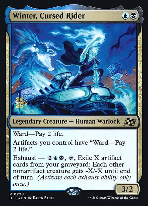 Winter, Cursed Rider from Aetherdrift Promos (Rare)