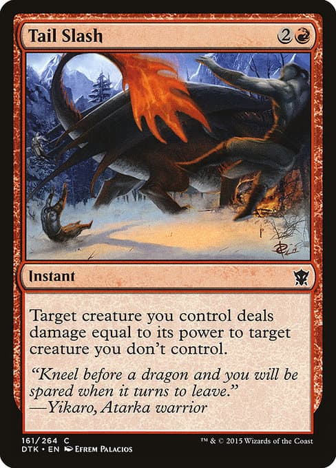 Tail Slash from Dragons of Tarkir (Common)