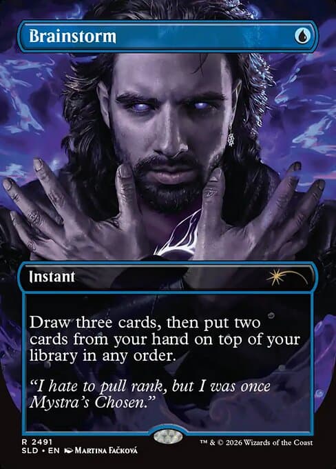 Brainstorm from Secret Lair Drop (Rare)