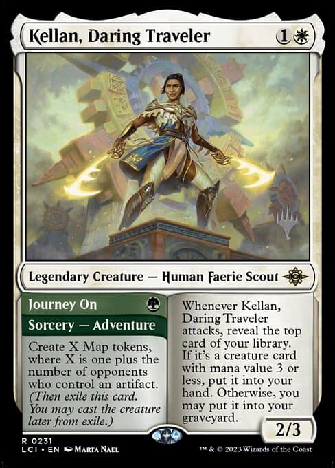 Kellan, Daring Traveler // Journey On from The Lost Caverns of Ixalan Promos (Rare)