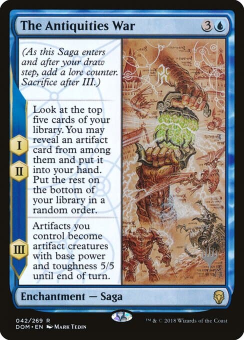 The Antiquities War from Dominaria Promos (Rare)