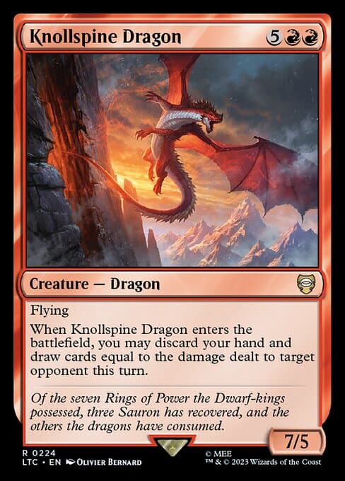 Knollspine Dragon (Rare)