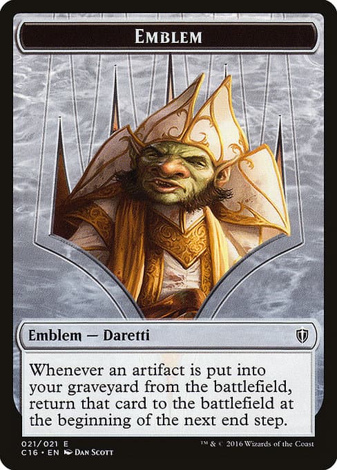 Daretti, Scrap Savant Emblem (Common)