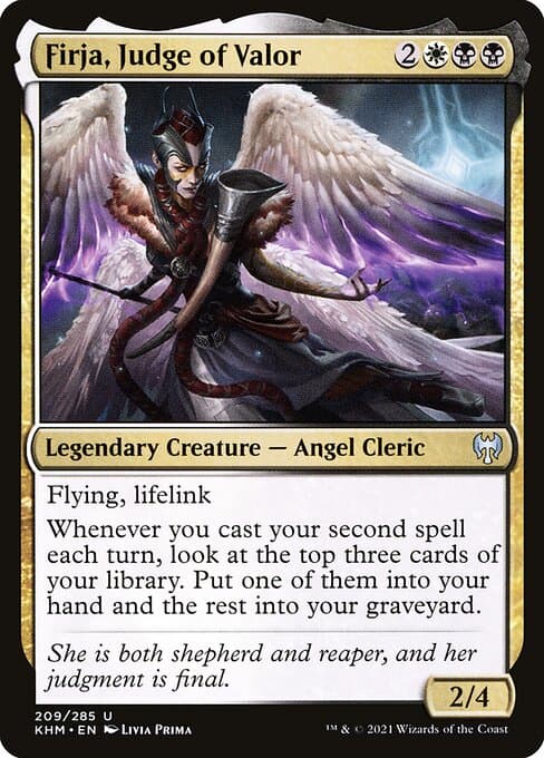 Firja, Judge of Valor (Uncommon)