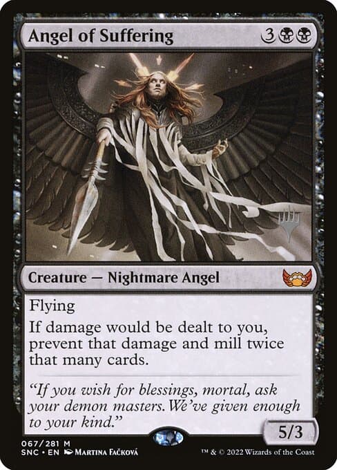 Angel of Suffering from Streets of New Capenna Promos (Mythic)