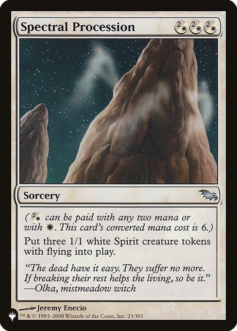 Spectral Procession from The List (Uncommon)