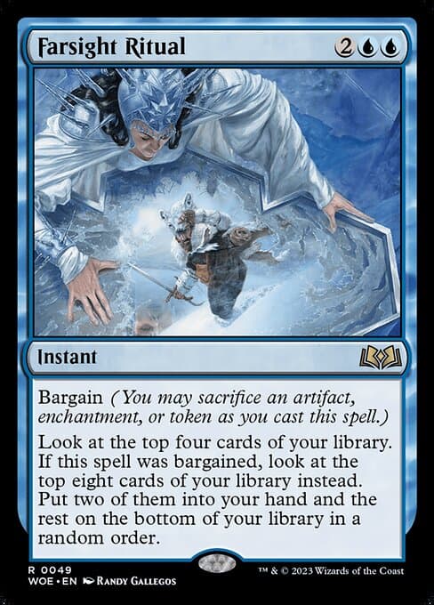 Farsight Ritual from Wilds of Eldraine (Rare)