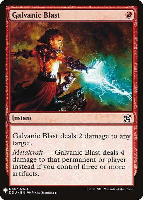 Galvanic Blast from The List (Common)