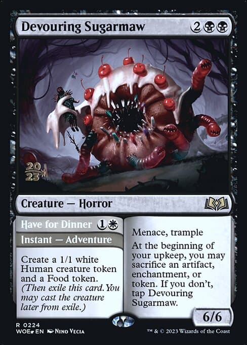 Devouring Sugarmaw // Have for Dinner from Wilds of Eldraine Promos (Rare)
