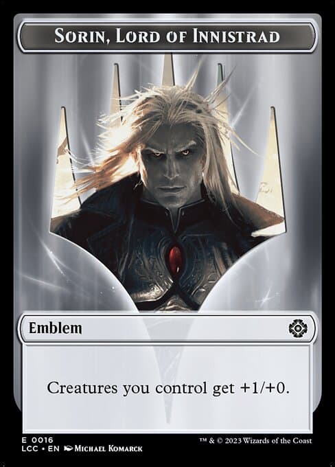 Sorin, Lord of Innistrad Emblem (Common)