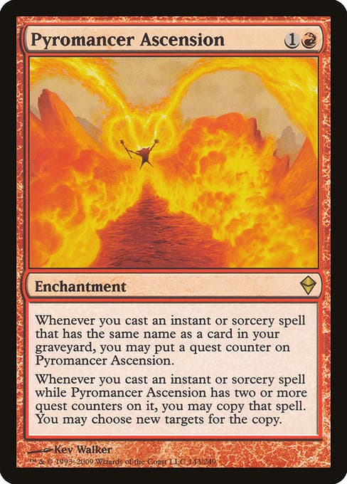 Pyromancer Ascension from Zendikar (Rare)