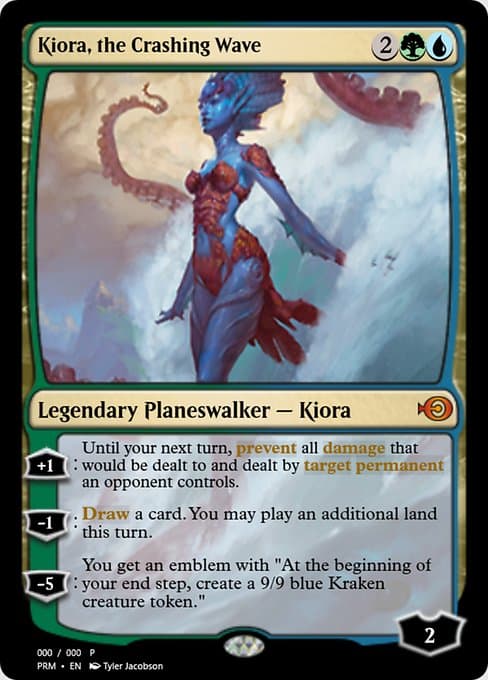 Kiora, the Crashing Wave from Magic Online Promos (Mythic)