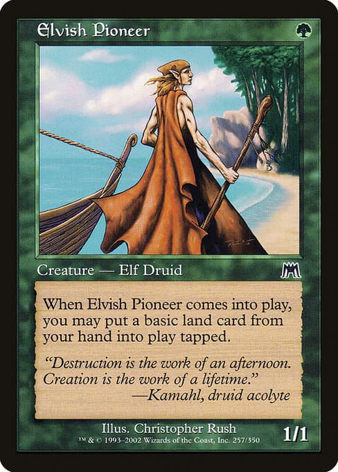 Elvish Pioneer from Onslaught (Common)