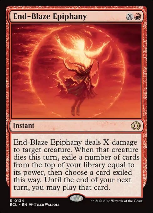 End-Blaze Epiphany from Lorwyn Eclipsed (Rare)