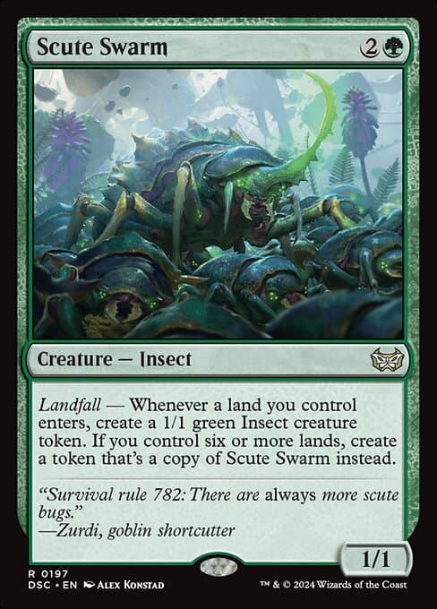 Scute Swarm from Duskmourn: House of Horror Commander (Rare)