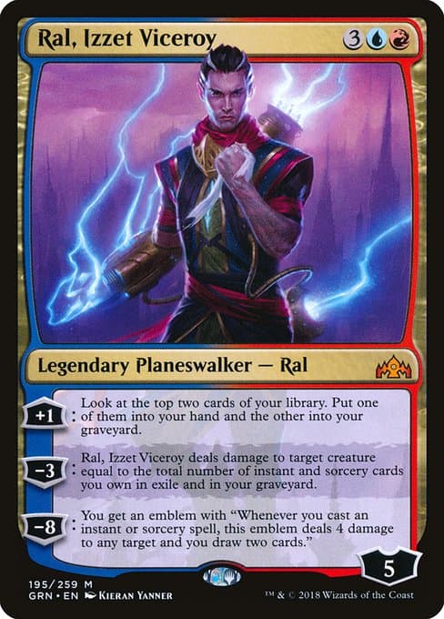 Ral, Izzet Viceroy from Guilds of Ravnica (Mythic)
