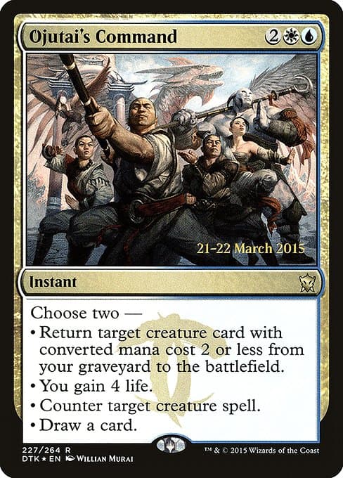 Ojutai's Command from Dragons of Tarkir Promos (Rare)