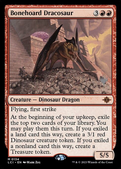 Bonehoard Dracosaur from The Lost Caverns of Ixalan Promos (Mythic)