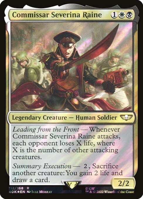 Commissar Severina Raine from Warhammer 40,000 Commander (Rare)