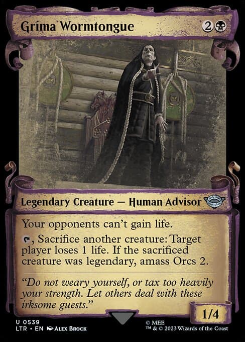 Gríma Wormtongue from The Lord of the Rings: Tales of Middle-earth (Uncommon)
