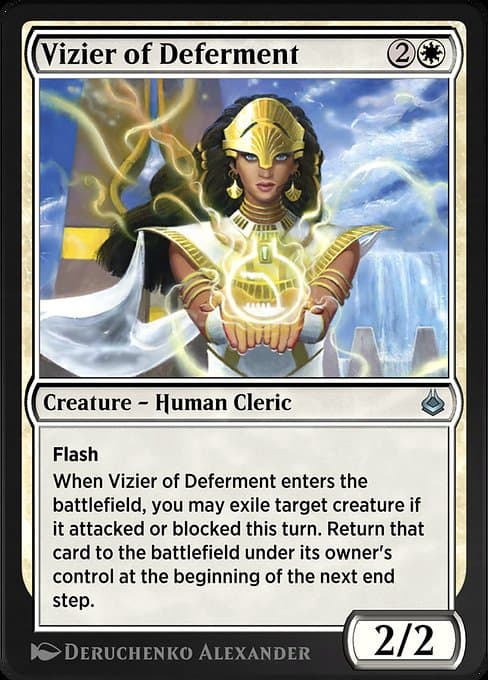 Vizier of Deferment from Amonkhet Remastered (Uncommon)