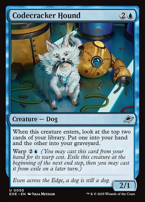 Codecracker Hound from Edge of Eternities (Uncommon)