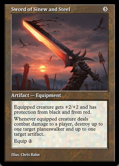 Sword of Sinew and Steel from Magic Online Promos (Rare)