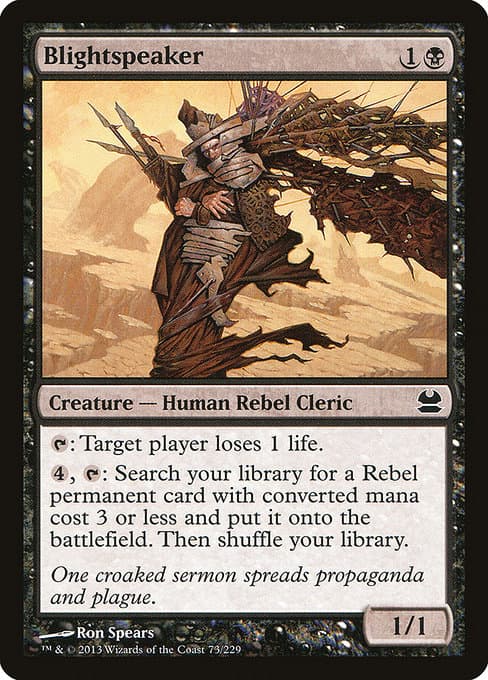 Blightspeaker from Modern Masters (Common)