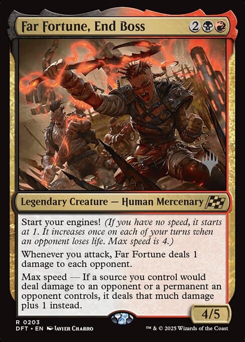 Far Fortune, End Boss from Aetherdrift Promos (Rare)