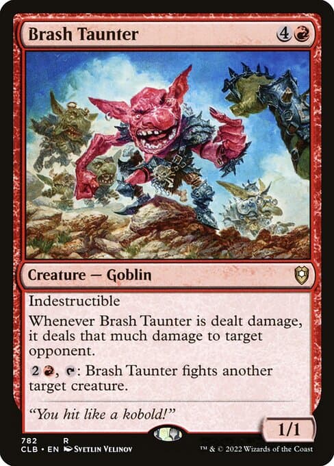 Brash Taunter from Commander Legends: Battle for Baldur's Gate (Rare)