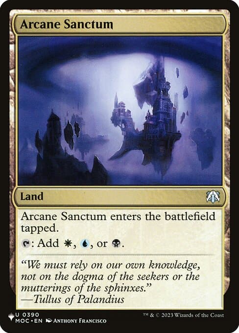 Arcane Sanctum from The List (Uncommon)
