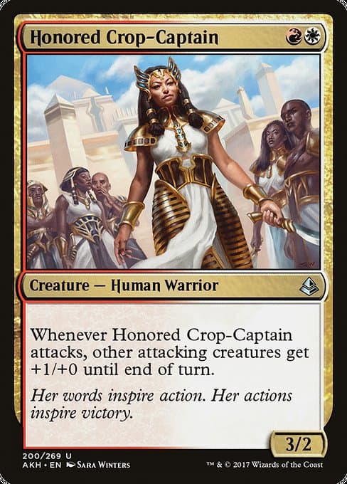 Honored Crop-Captain from Amonkhet (Uncommon)