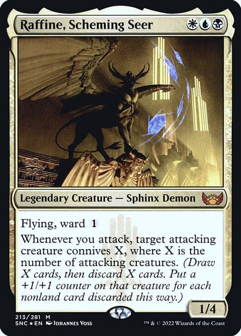 Raffine, Scheming Seer from Streets of New Capenna Promos (Mythic)