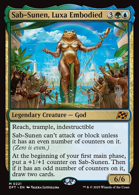 Sab-Sunen, Luxa Embodied from Aetherdrift Promos (Mythic)
