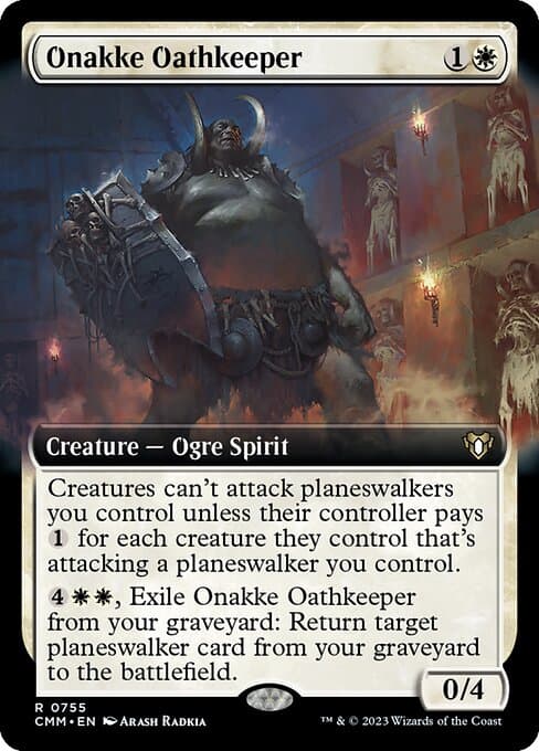 Onakke Oathkeeper from Commander Masters (Rare)
