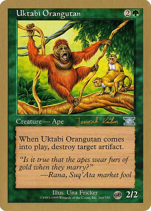 Uktabi Orangutan from World Championship Decks 2000 (Uncommon)