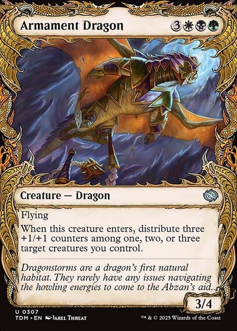 Armament Dragon from Tarkir: Dragonstorm (Uncommon)
