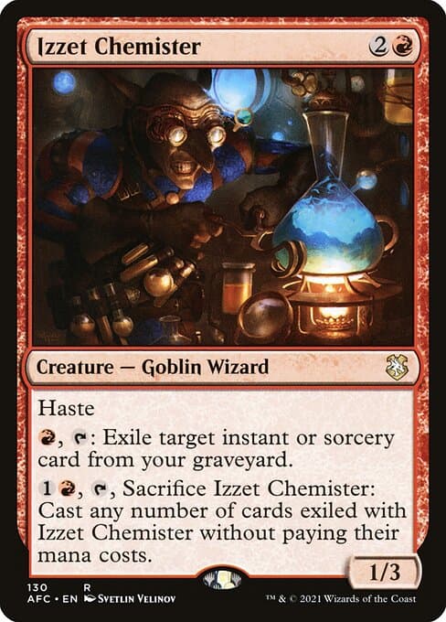 Izzet Chemister from Forgotten Realms Commander (Rare)