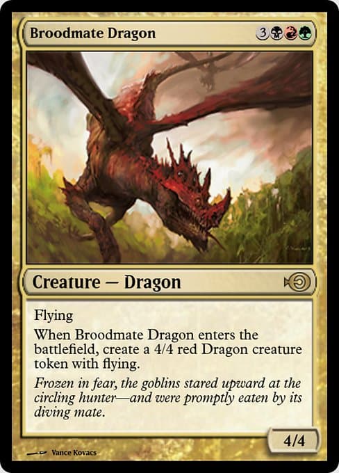Broodmate Dragon from Magic Online Promos (Rare)