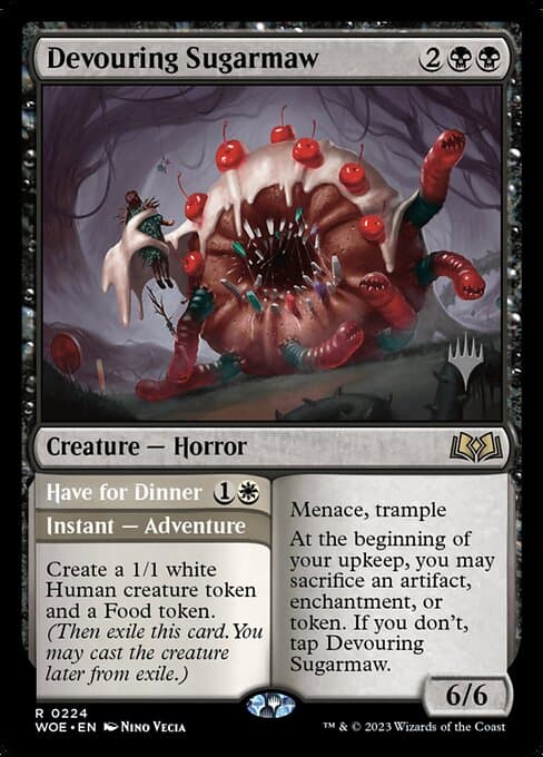 Devouring Sugarmaw // Have for Dinner from Wilds of Eldraine Promos (Rare)