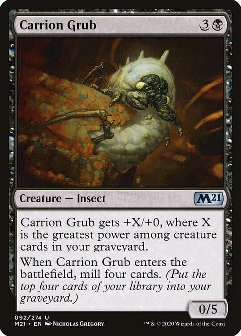 Carrion Grub from Core Set 2021 (Uncommon)